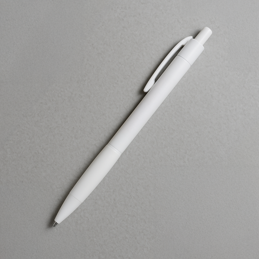 Lapiceros / Bolígrafos Blanco de Plastico Personalizados Para Empresas