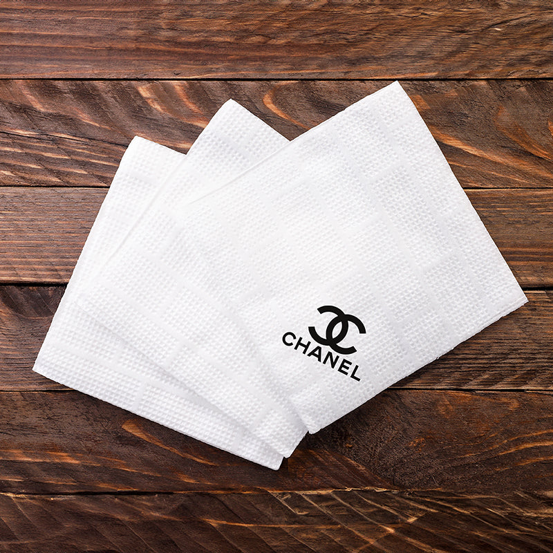 Servilletas Blancas Personalizadas Tamaño 6x6 Pulgadas 3 Capas