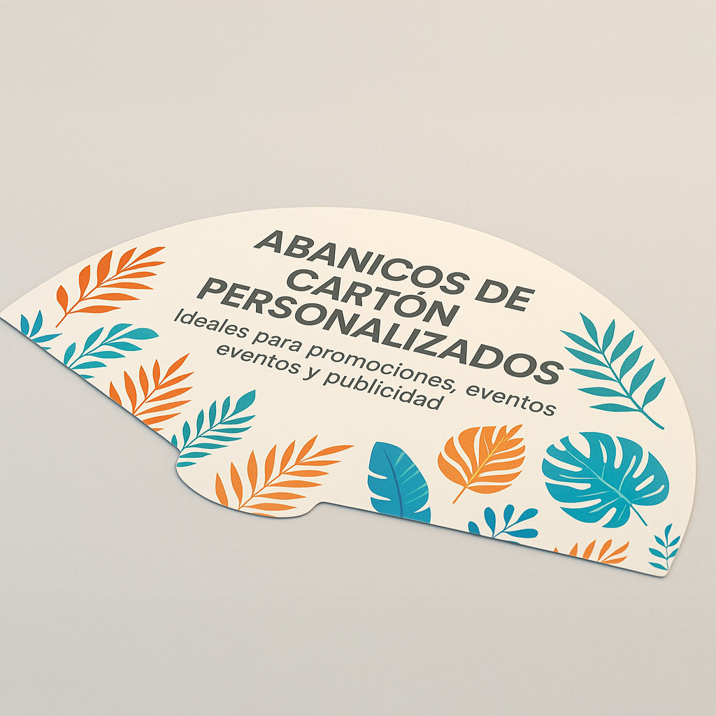 Abanicos de Cartón Personalizados