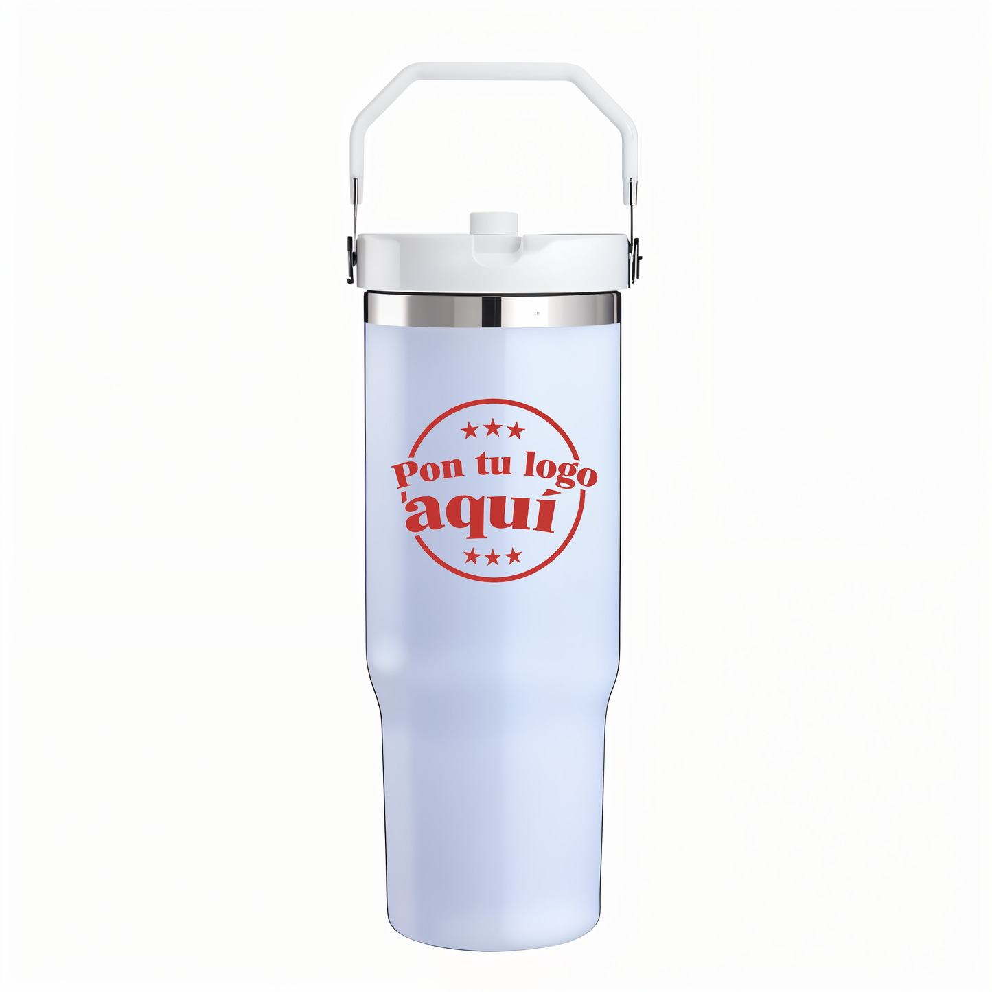 Termo Térmico Blanco de Acero Inoxidable 20 oz Personalizado