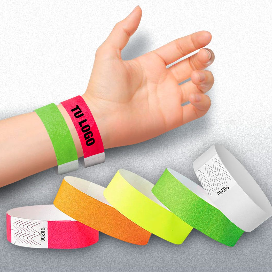 Pulsera papel personalizada